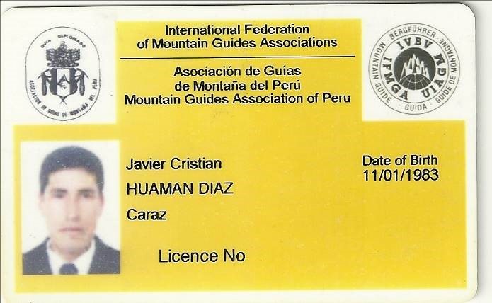 Juventino Martin Albino Caldua Federación Internacional de Asociaciones de Guías de Montaña / IVBV - UIAGM - IFMGA